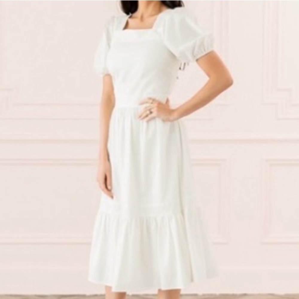 White Midi Dress